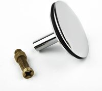 Tapón de drenaje de cobre para bañera, fregadero de bañera de baño, enchufe emergente de repuesto, desagüe de tubería de desagüe, accesorios para fregadero de cocina, enchufe de bañera de 43mm