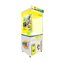 Chao Wan E Zu Distributeurs automatiques de cadeaux pour enfants, thème jaune, machines à griffes à monnayeur pour grands magasins