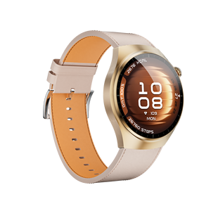 Montre connectée DF SK7Mini pour femme, écran IPS, bracelet en cuir, Android, trois montres, appels, assistant vocal, paiement, musique, lampe de poche - Product Image 2