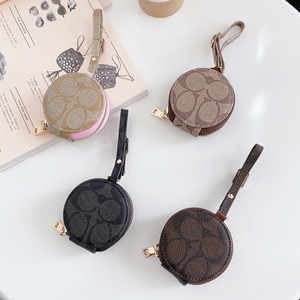 Estuche de cuero con cremallera de diseñador para auriculares, accesorios portátiles para <span class=keywords><strong>Airpods</strong></span> 1 <span class=keywords><strong>2</strong></span> <span class=keywords><strong>Pro</strong></span> - Product Image 2
