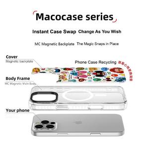 Từ trường hợp điện thoại cho Iphone 17 14 Pro Max Snap thiết kế hoán đổi cho nhau trở lại bao gồm chống xước điện thoại di động trường hợp - Product Image 5