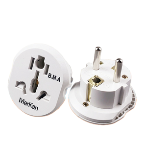 Spina di conversione Standard europea tedesca 16A nominale per la ricarica della connettività Russia europa corea meridionale <span class=keywords><strong>Thailand</strong></span> Bali Vietnam SDK - Product Image 1