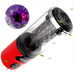 3 Geschwindigkeiten 5 Frequenzen Saugende Taschenmuschi Oralsex-Spielzeug Tiefer Hals Mund Männlicher Masturbator für Männer Erwachsene Sexspielzeug Männer - Product Image 1