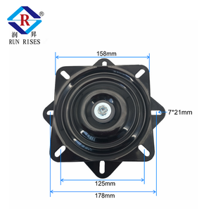 Tocadiscos Lazy Susan de Metal moderno A02 para cocina, comedor, dormitorio, placa giratoria de acero, herrajes para mesa, silla giratoria - Product Image 2