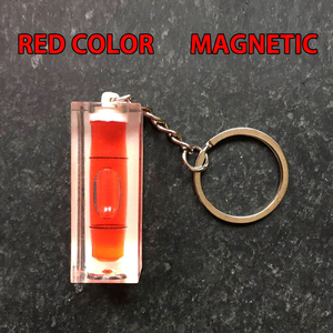 Porte-clés à niveau magnétique avec indicateur à bulle rouge pour outils de bricolage - Product Image 3