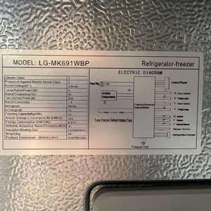 Réfrigérateur électrique à portes françaises côte à côte en acier inoxydable de 691 litres, sans givre, pour usage domestique, écoénergétique - Product Image 6