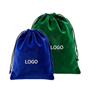 Bolsa de Terciopelo con Cordón al por Mayor, Bolsa de Terciopelo Multicolor con Logotipo Personalizado, Bolsa de Regalo, Bolsa para Guardar Joyas y Cosméticos, Bolsa Protectora contra el Polvo - Product Image 1