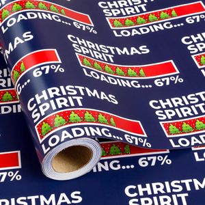 Papel de Regalo con Diseño Navideño, Estilo Moderno, 67% de Motivos Navideños, Color Rojo con Diseño de Árboles, Papel Artístico para Envolver Regalos y Manualidades - Product Image 2