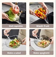 Panier d'égouttage multifonctionnel 2024 Nouvel entonnoir d'égouttage pour évier de cuisine Panier d'égouttage Panier d'égouttage Panier alimentaire