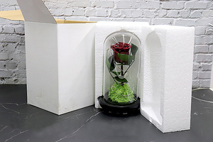 Nouvelles roses éternelles de qualité supérieure en gros, 50 couleurs, roses préservées à jamais dans un dôme en verre avec lumières, cadeau pour <span class=keywords><strong>la</strong></span> Saint-Valentin - Product Image 5