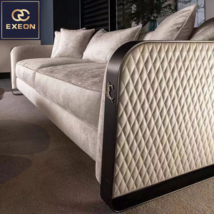 Nuova Villa italiana soggiorno <span class=keywords><strong>completo</strong></span> divano <span class=keywords><strong>moderno</strong></span> Villa di lusso luce Villa modello design tre divano - Product Image 4