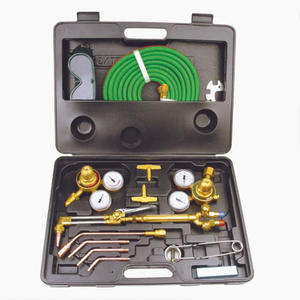 Kit de chalumeau de soudage et de découpe au gaz de type Victor, chalumeau de soudage TIG en acier inoxydable avec une forte capacité, comprend un étui de transport - Product Image 6