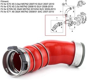 BMW X6 2012 F01 740I 3.0L用自動車エンジン部品吸気ホース13717582312 - Product Image 3