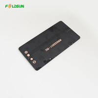Cellule solaire monocristalline PERC de 1W 5V, petite cellule solaire encapsulée avec une efficacité de 22,7% pour les appareils à faible consommation d'énergie