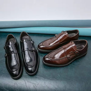 Chaussures en cuir très demandées, style anglais, brogues d'affaires, cuir de vache, fabrication artisanale, chaussures Oxford formelles pour hommes, best-seller - Product Image 4