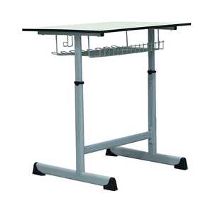 Höhenverstellbarer T-Bein-Schülerpult Schulmöbel Moderner Einzel-HPL-Schülerpult - Product Image 4