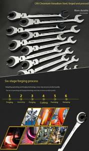 ประแจอเนกประสงค์แบบวงล้อ 15 ตำแหน่ง สำหรับท่อส่งน้ำมัน ผลิตจากเหล็กโครเมียมวานาเดียมอัลลอยด์ รุ่น BOST BST-Y08 - Product Image 5