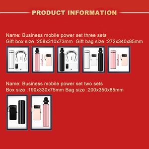 Juego de Regalo Empresarial 3 en 1: Paraguas + Dispositivo de Masaje Cervical + Banco de Energía y Soporte para Teléfono Móvil - Product Image 6