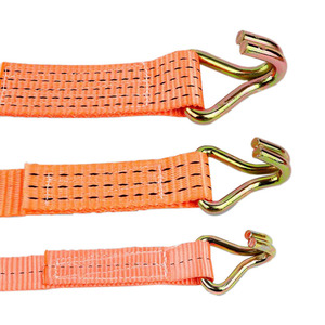 Cinghia di Fissaggio con Gancio a J Personalizzabile 25mm-100mm 1-10t, Cinghia in Poliestere per Carichi Pesanti, Cinghia con Fibbia a <span class=keywords><strong>Cricchetto</strong></span> per Camion e Auto - Product Image 6