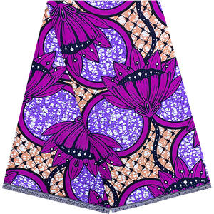 Nouvel arrivage <span class=keywords><strong>en</strong></span> gros de tissu africain imprimé wax pour pagnes, tenues traditionnelles et robes de fête – Qualité supérieure à prix d'usine - Product Image 1