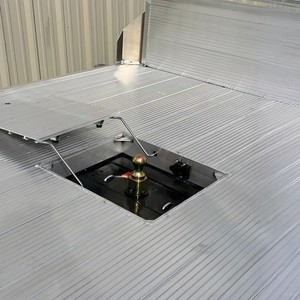 Plateau de camion à plateau plat en aluminium ou en acier personnalisé, brut ou avec revêtement en poudre, avec garantie de 12 mois pour le marché canadien et américain - Product Image 6