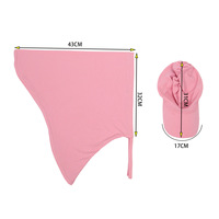 Nouveau Ensemble Chapeau et Foulard Traditionnel en Polyester Respirant et Chauffant pour Femme Musulmane – Accessoires Hijab
