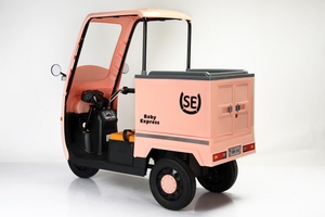 Fabricación interesante niño niña camión de reparto toldo niños bebé carga niños coche de juguete eléctrico - Product Image 3