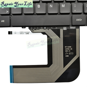 Teclado de ordenador portátil retroiluminado en español SP para <span class=keywords><strong>BMAX</strong></span> MaxBook <span class=keywords><strong>Y13</strong></span> MB30010010 RT132HS X390G teclados de repuesto nuevo negro - Product Image 5