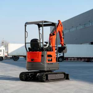 Frete Grátis CE EPA <span class=keywords><strong>Mini</strong></span> Escavadeira de Esteira Compacta com Cabine 1.8 Toneladas para Uso Doméstico e Agrícola - Product Image 6