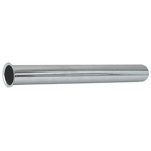 Siphons de plomberie Lux 32 mm, tuyau d'évacuation droit de 25 cm pour toilettes avec bride, sans écrou et de type rosette - Product Image 1