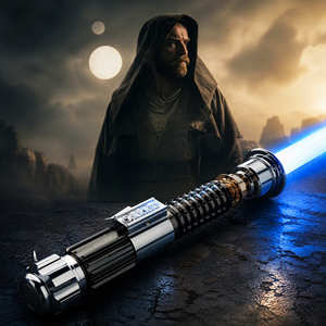 Sabre laser Nexussabers EP4 <span class=keywords><strong>Obi</strong></span>-<span class=keywords><strong>Wan</strong></span> Kenobi avec LED RVB, 34 sons, poignée en métal, swing fluide, pour cosplay <span class=keywords><strong>Star</strong></span> <span class=keywords><strong>Wars</strong></span> - Product Image 1