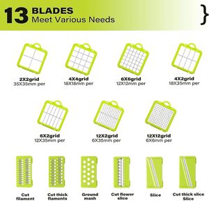 Wholesale Fruit & <b>Vegetable</b> Processing Machines ABS Design <b>Vegetable</b> Cutter 22in1 <b>Vegetable</b> <b>Chopper</b> - Product Image 2