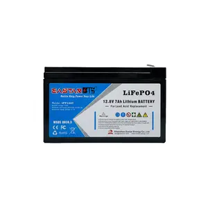Wiederaufladbare LFP 12,8 V 12 V 7 Ah lifepo4 lithiumbatterie für UPS
