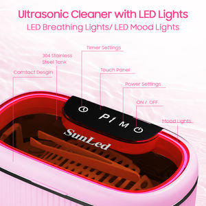 Set de Regalo con Limpiador Ultrasónico de Alta Frecuencia de 45kHz y 3 Modos de Potencia para Retenedores, Herramientas de Uñas, Joyería, Relojes, <span class=keywords><strong>Gafas</strong></span> - Product Image 3