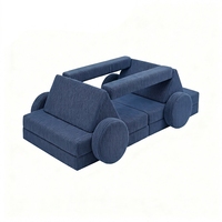 10-teiliges Auto-förmiges Modulares Kinder-Spielsofa Hochdichter Schaumstoff Cord-Kleinkindsofa für Spielzimmer Direktpreis ab Werk