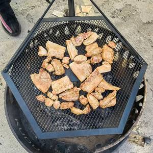 Brasero de Hierro Metálico Simple para Acampar al Aire Libre, Parrilla Portátil para Barbacoa, Fogón, Rejilla para Cocinar, Ecológico y Duradero - Product Image 3