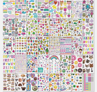 Libro de Pegatinas Educativas y Coloridas con Escenas Divertidas Personalizadas para Niños, Juego de Pegatinas Adhesivas, Servicio de Impresión en Papel Offset y Cartón