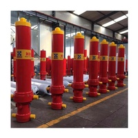 Kits de levage multi-étages pour vérins hydrauliques télescopiques creux en acier avec moteur pour remorque de camion-benne – Approvisionnement direct usine