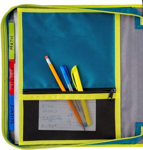 Échantillon gratuit classeur à fermeture éclair 2 pouces 3 anneaux classeur dossiers amovibles et sac à fermeture éclair durable - Product Image 2