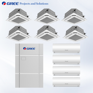 เครื่องปรับอากาศแบบแยกส่วนหลายจุด 22kW-90kW R410A สำหรับอุตสาหกรรม สำหรับโครงการสำนักงานในกานา อัครา ผู้รับเหมา 52.C ระบบทำความเย็นสำหรับอากาศร้อนมาก - Product Image 1