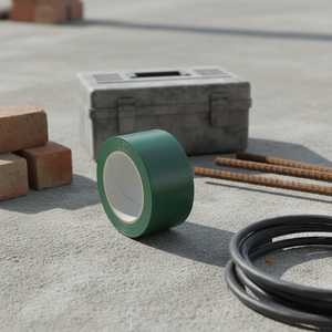 เทปผ้าสีเขียวสำหรับใช้งานกลางแจ้ง - ป้องกันแสงแดดและคุณสมบัติป้องกันการเสื่อมสภาพ - เทปแข็งแรงสำหรับพันท่อ - Product Image 2