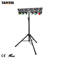 Barre de lumière de scène portable 6-en-1 en gros d'usine avec trépied, effet faisceau laser RGB, contrôle DMX, équipement d'éclairage mobile pour DJ