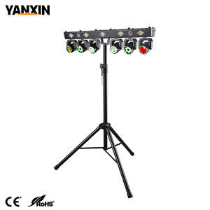 Barra Luminosa Portatile 6IN1 con Treppiede, Effetto Laser RGB, Controllo DMX, Attrezzatura per Illuminazione DJ Mobile - Product Image 4