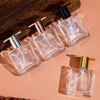 Flacon de parfum 30ml 80ml Unique Personnalisé Vaporisateur Luxe Flacon de parfum en verre vide avec boîte personnalisée