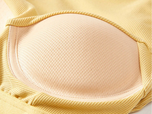 Tinta unita Basic Streetwear Casual su misura Top corto da <span class=keywords><strong>donna</strong></span> in <span class=keywords><strong>cotone</strong></span> a coste canotta Femme - Product Image 4