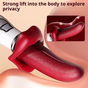 Juguetes Sexuales Vibradores con Forma de Lengua de Silicona Suave Realista para Estimulación del Punto G y Clítoris para Mujeres - Product Image 2