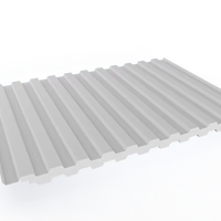 Panneau de plafond de bétail de HPL pour l'isolation thermique, panneau composé sanitaire de PVC pour la grange animale