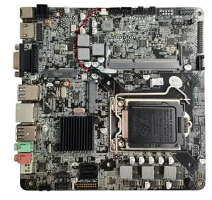 H81 yonga seti Mini ITX anakart LGA1150 DDR3 bellek kanalı desteği LGA1150 soket CPU SATA 2.0 portu
