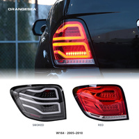 Conjunto de Luces Traseras LED Completas para Mercedes Benz Clase ML W164 W164 ML350 ML500 2005-2008, Luz de Freno Trasera, Color Naranja, Verificado por OrangeSea