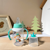 Vente directe d'usine, gobelet à paille pour enfants, biberon en silicone non toxique, sans BPA, biberon pour nouveau-né